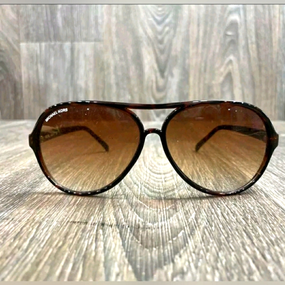 Michael Kors MK Brown Designer Aviator Sunglasses